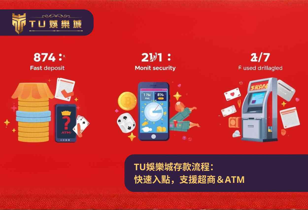 TU娛樂城存款流程：快速入點，支援超商＆ATM