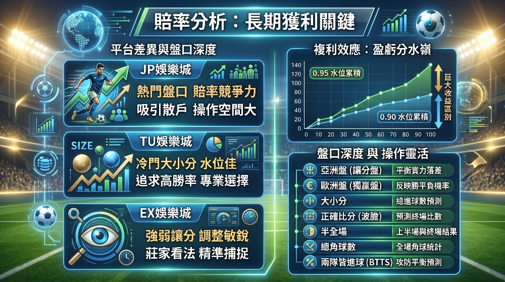 2026世界盃投注賠率比較｜線上娛樂城盤口、返水優惠與專業體育分析