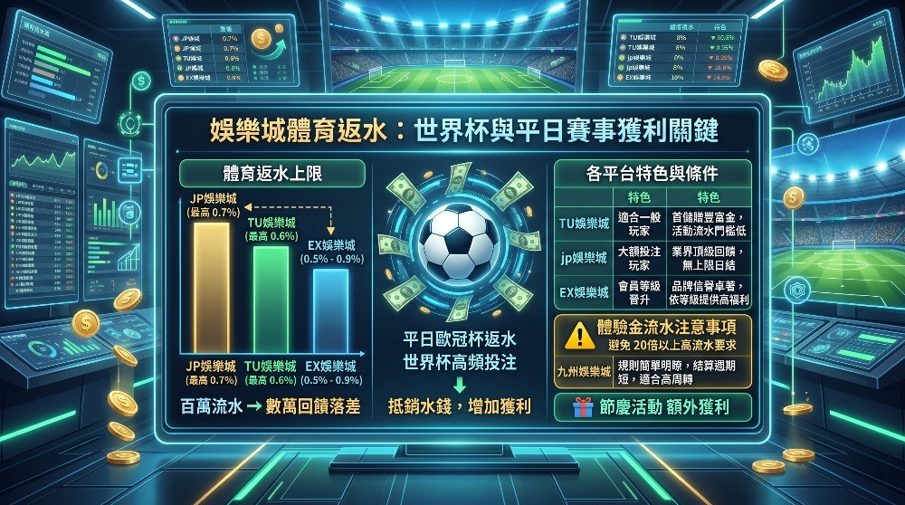 2026世界盃投注賠率比較｜線上娛樂城盤口、返水優惠與專業體育分析